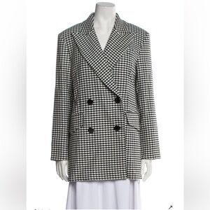 Veronica Beard Black and White Houndstooth Blazer